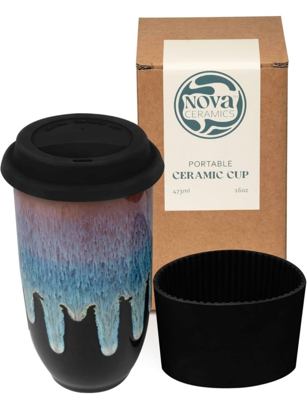 16oz Green Travel Coffee Tumbler - Microwave & Dishwasher Safe Mug - Perfect